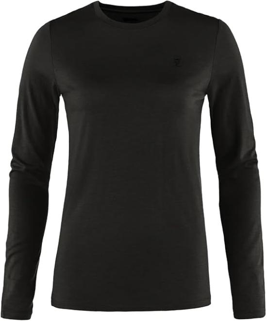 25FW 피엘라벤 긴팔 티셔츠 84102550 BLACK DOM