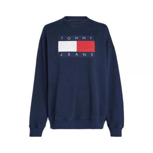  타미힐피거 긴팔 티셔츠 DW18623 C1G BLUE DOM
