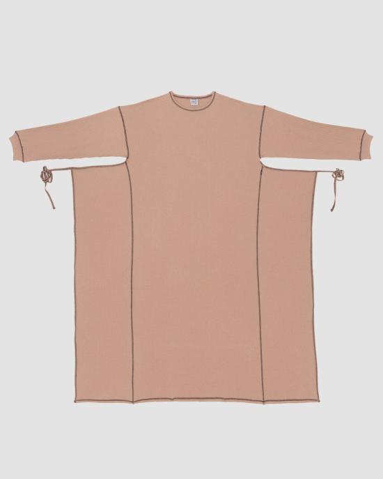  베이스레인지 미디 원피스 DRSPLCHAU24 BRICKBLACK DOM