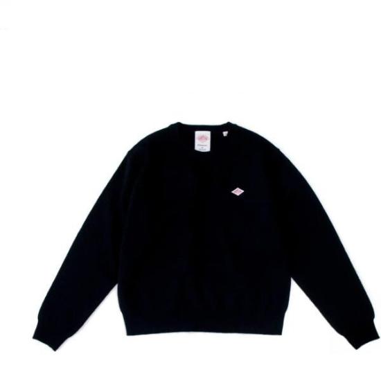  단톤 로고 패치 울 스웨터 DTD0027LMWBLACK DOM