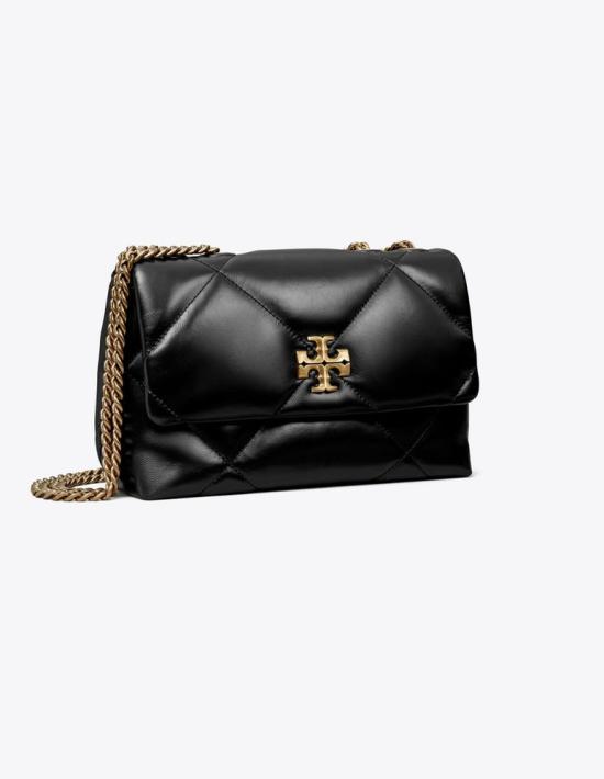 26SS 토리버치 스몰 키라 다이아몬드 퀼트 컨버터블 숄더백 154706001 BLACK DOM