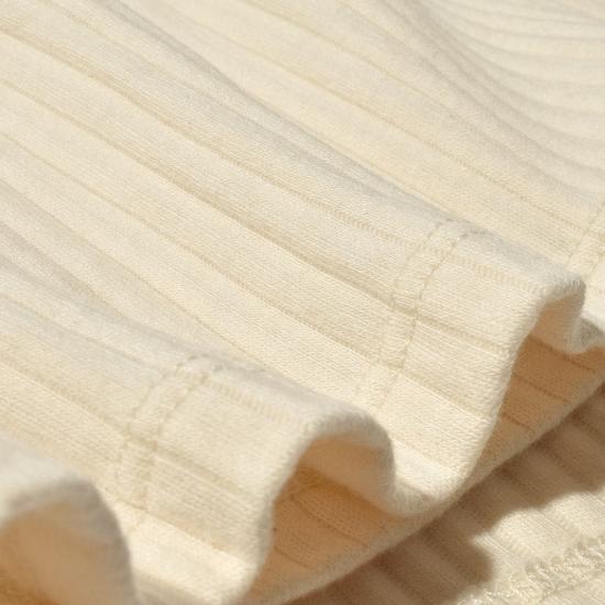 25SS 베이스레인지 긴팔 티셔츠 FSHLRIB000 WHITE DOM - BASERANGE