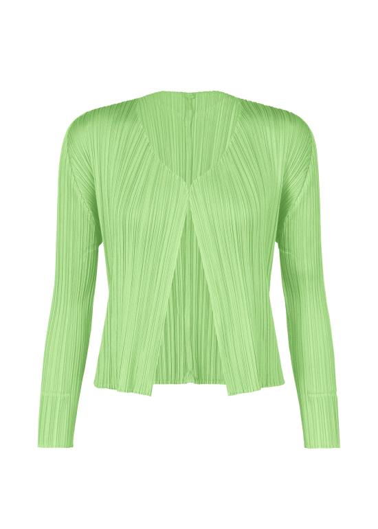  플리츠플리즈 가디건 PP48JO40560 LIGHT GREEN DOM