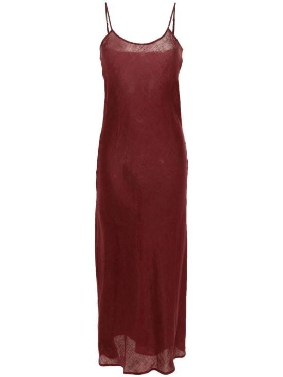  베이스레인지 롱 원피스 DRDYLIAU24 STOME BURGUNDY DOM