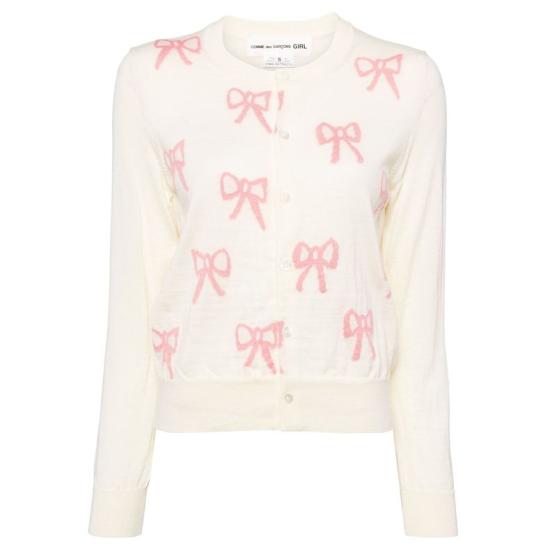  꼼데가르송 가디건 NNN0030512 WHITE DOM