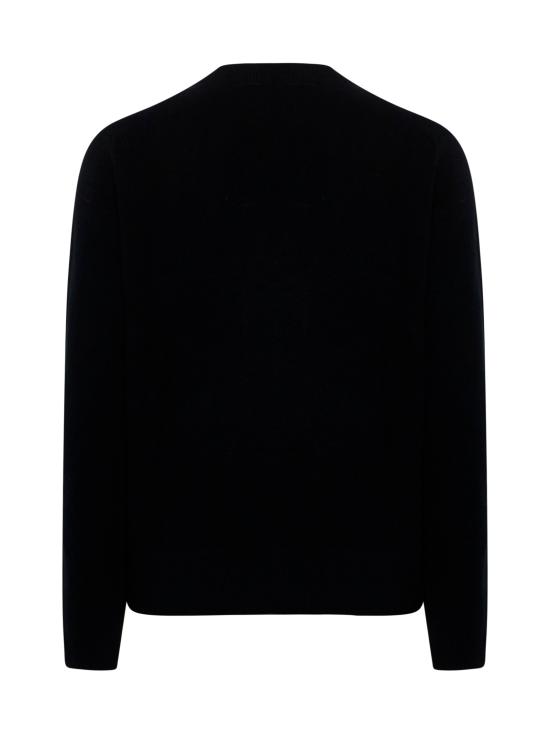  메종키츠네 가디건 LW00507KT1006P199 BLACK DOM - MAISON KITSUNE