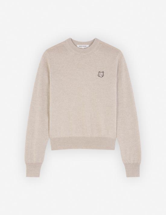  메종키츠네 스웨터 MW00801KT1036H218 LIGHT BEIGE MELANGE DOM
