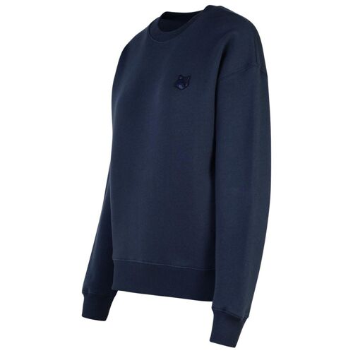  메종키츠네 볼드 폭스 헤드 패치 컴포트 스웨트셔츠 MW00315KM0307 P476 INK BLUE DOM - MAISON KITSUNE