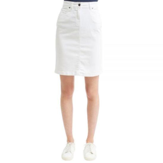  세인트제임스 미디 스커트 0433 CU WHITE DOM