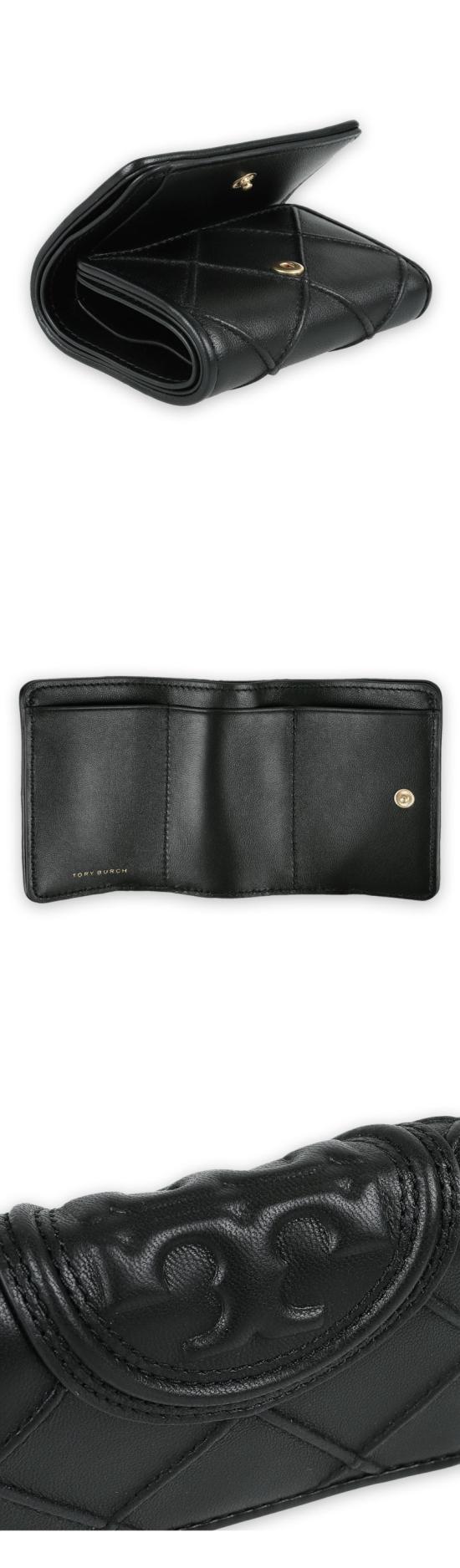  토리버치 반지갑 156558001 BLACK DOM - TORY BURCH