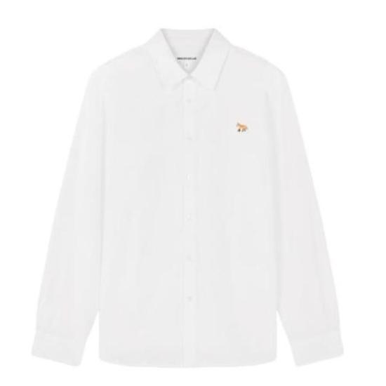  메종키츠네 셔츠 MW00411WC0026P100 WHITE DOM