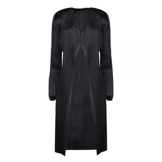  플리츠플리즈 가디건 PP46JA10815 BLACK DOM