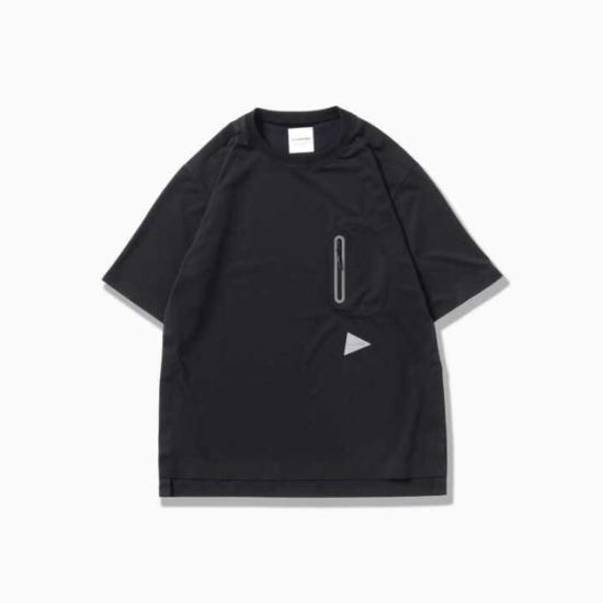  앤드원더 반팔 티셔츠 5744164132010 BLACK DOM