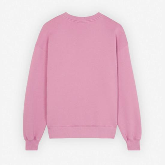  메종키츠네 볼드 폭스 헤드 패치 컴포트 스웨트셔츠 MW00315KM0307P625 ROSEBUD DOM - MAISON KITSUNE
