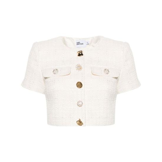  셀프 포트레이트 튜닉 RS24156JCCREAM DOM