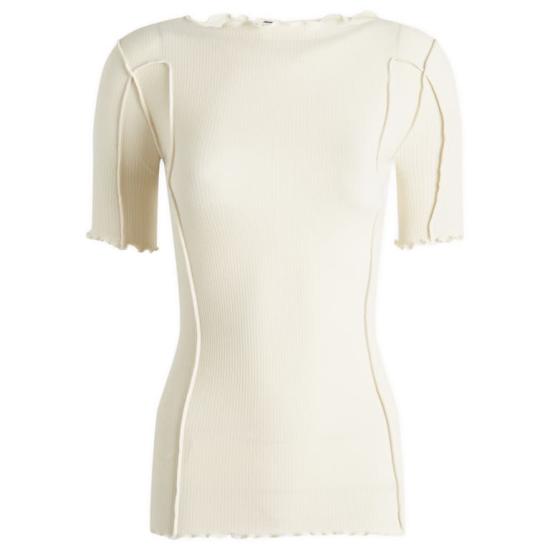 25SS 베이스레인지 반팔 티셔츠 TTO3RB000 OFF WHITE DOM