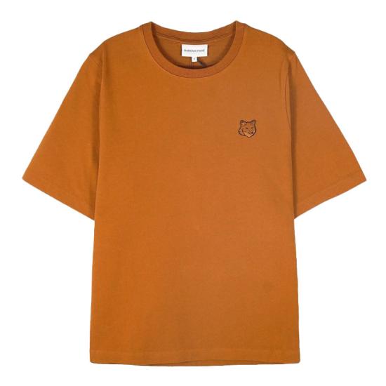  메종키츠네 반팔 티셔츠 MW00127KJ0119P261 TOBACCO DOM