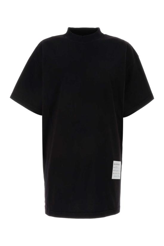  발렌시아가 반팔 티셔츠 739028TPVN41270 BLACK DOM