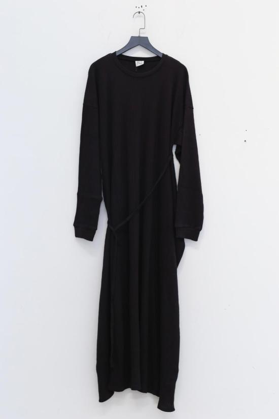 25SS 베이스레인지 미디 원피스 DRSHRIB000 BLACK DOM