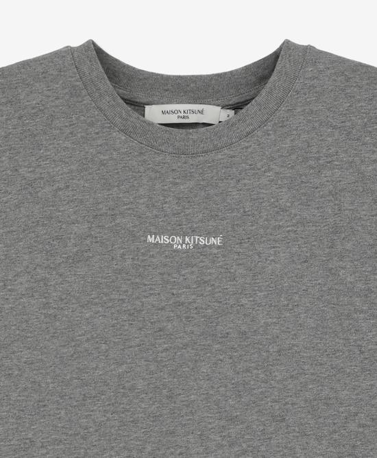  메종키츠네 반팔 티셔츠 KW00120KJ0035H150 GRAY DOM - MAISON KITSUNE