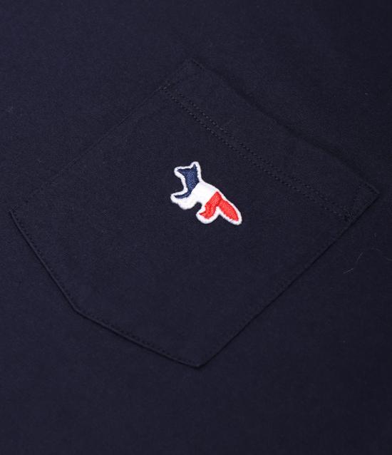  메종키츠네 반팔 티셔츠 FW00107KJ0010 NA NAVY DOM - MAISON KITSUNE