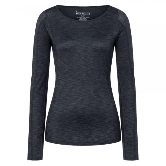  블랙 다이아몬드 긴팔 티셔츠 NAWAP752005 BLACK DOM