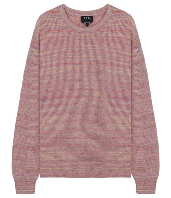  아페쎄 스웨터 WOAOWF23176FAA FAA PINK DOM