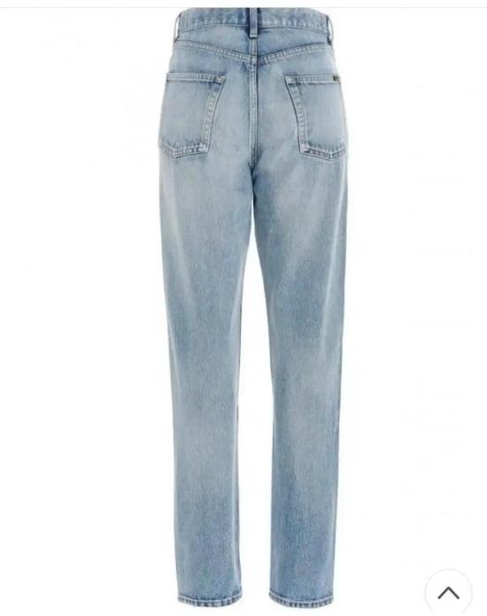  생로랑 데님 팬츠 644024 YM372 4568 BLUE DOM - SAINT LAURENT