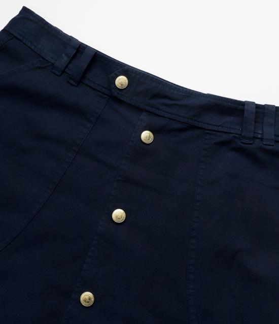  아페쎄 미디 스커트 COEPYF06357IAK IAK DARK NAVY DOM - A.P.C.