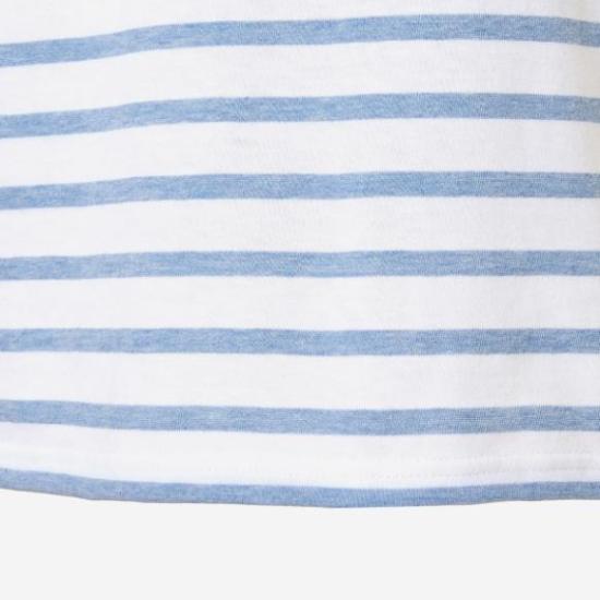  세인트제임스 반팔 티셔츠 9863N NEIGE DENIM DOM - SAINT JAMES