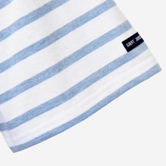  세인트제임스 반팔 티셔츠 9863N NEIGE DENIM DOM - SAINT JAMES