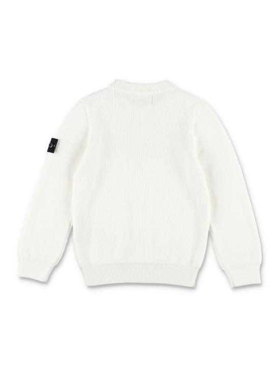 25SS [키즈] 스톤 아일랜드 풀오버 5100004S00D8 V0001 WHITE - STONE ISLAND