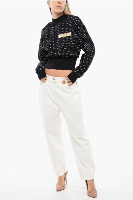  발망 후드 티셔츠 XF0JO031BB58 EDC Black - BALMAIN