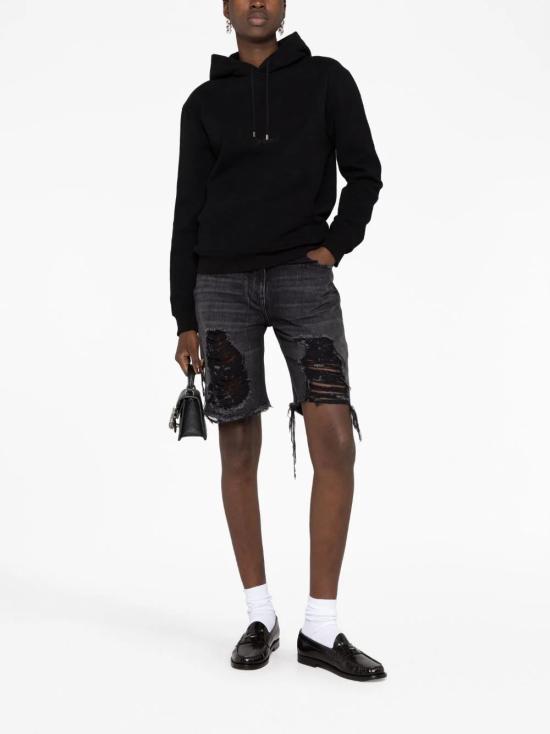  생로랑 후드 티셔츠 757073Y36SW1000 DOM - SAINT LAURENT