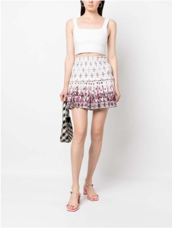  이자벨마랑 숏 스커트 JU0022FAA1J53E20WH DOM - ISABEL MARANT