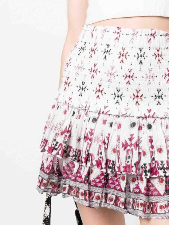  이자벨마랑 숏 스커트 JU0022FAA1J53E20WH DOM - ISABEL MARANT