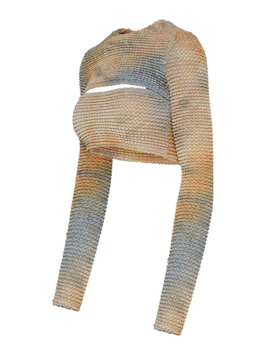  오프화이트 긴팔 티셔츠 OWAD216S23FAB0056200 DOM - OFF WHITE