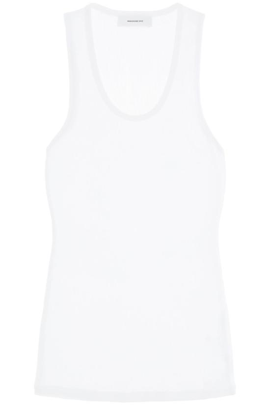  워드로브NYC 민소매 티셔츠 W1016R04WHT DOM