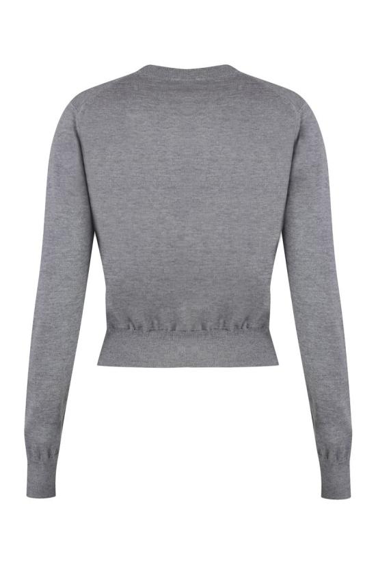 24FW 메종키츠네 베이비 폭스 패치 레귤러 가디건 MW00507KT1036H131 DOM - MAISON KITSUNE