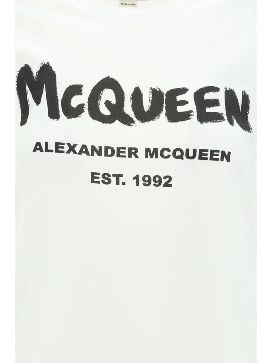  알렉산더 맥퀸 반팔 티셔츠 608614QZAD30909 DOM - ALEXANDER MCQUEEN