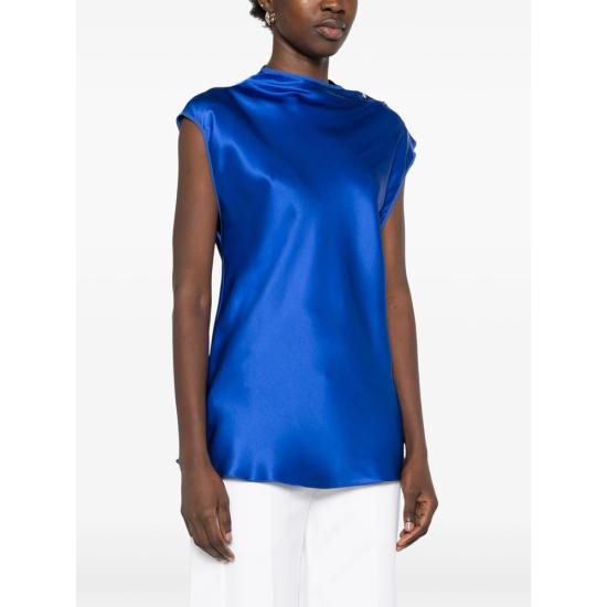 25SS 조르지오 아르마니 민소매 티셔츠 TE10101 GW000686 UB088 BLUE - GIORGIO ARMANI