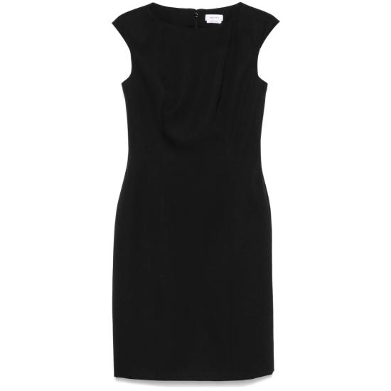 25SS 알렉산더 맥퀸 미디 원피스 819067 QJADA 1000 BLACK