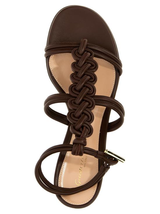 25FW 지안비토로시 샌들 G3248145RICNAPBROW Brown - GIANVITO ROSSI