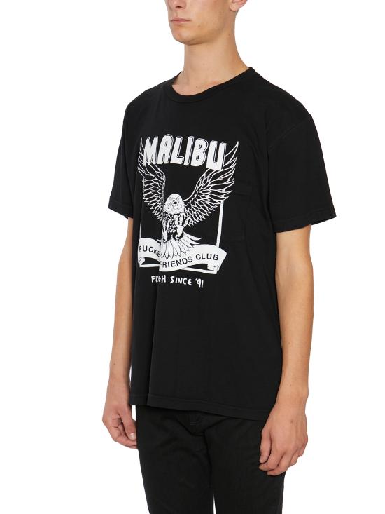  로컬 어쏘리티 반팔 티셔츠 EA21SSP02 Black - LOCAL AUTHORITY