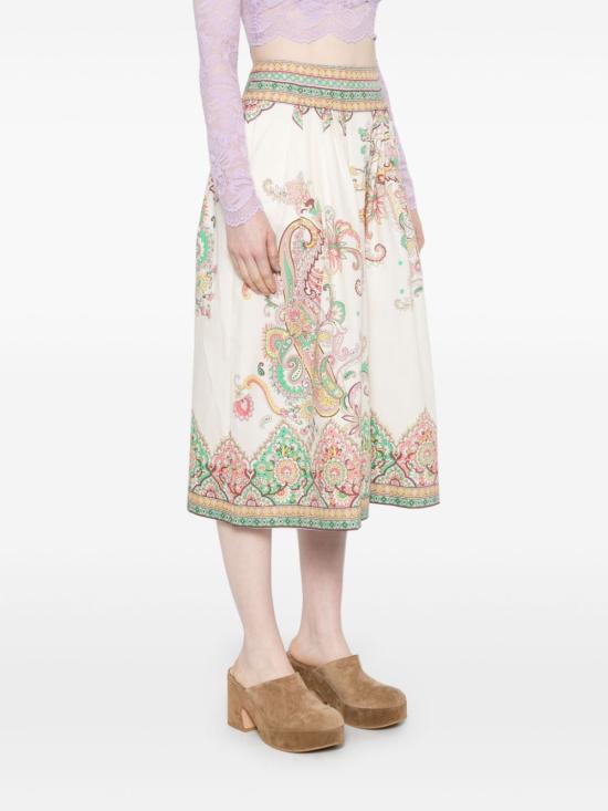 25SS 에트로 숏 스커트 WRFA0112 99SP5B8X0802 White - ETRO