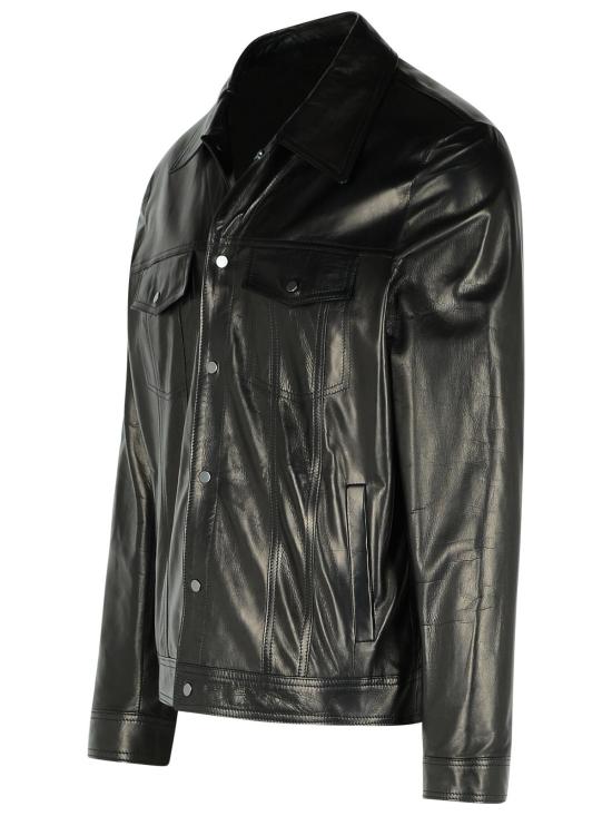 25SS 살바토레 산토로 가죽 자켓 48592 UBLACK Black - SALVATORE SANTORO