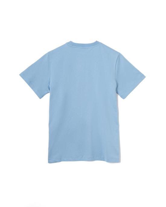 26SS 가니 베이직 저지 타이거 릴랙스드 반팔 티셔츠 T4007745 BLISSFUL BLUE DOM - GANNI