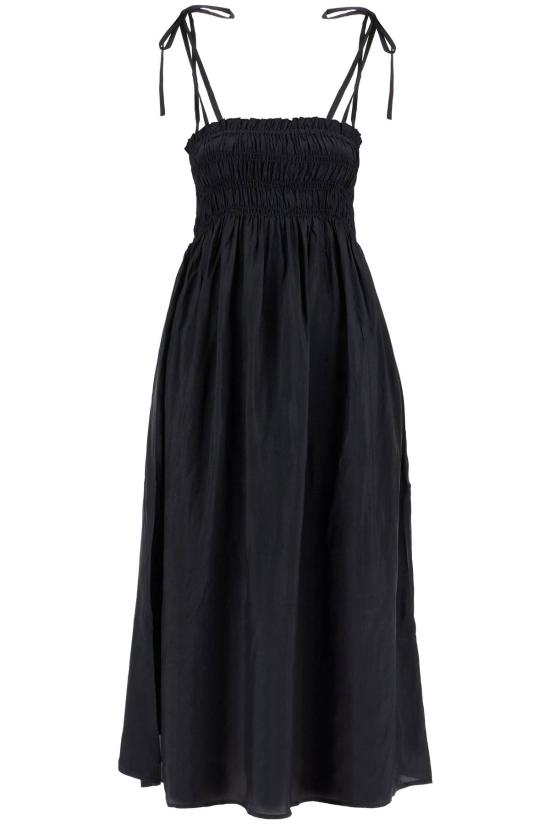  가니 미디 원피스 F9210099 BLACK DOM