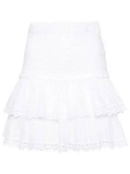  이자벨마랑 미디 스커트 JU0165FAB1J10E20WH WHITE DOM