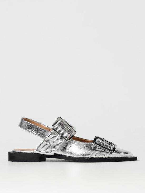 25SS 가니 뮬/슬리퍼 S2725 018 Silver